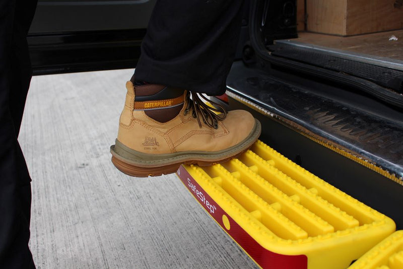 AccessStep-Twin, yellow for Ford Transit Custom 13-Onward L1H1/L1H2/L2H1/L2H2 Tailgate/Twin