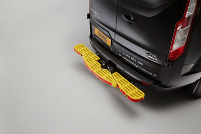 TowStep - Yellow - With Reversing Sensors, WB- ALL, Ht- ALL, Rear Door- ALL, Ford Transit Custom, 2013-Onwards