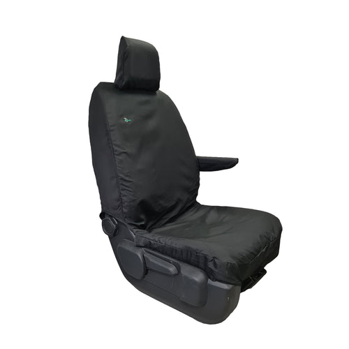 T&C Seat Covers - Citroen Dispatch III (2016 Onwards) - Driver - Black