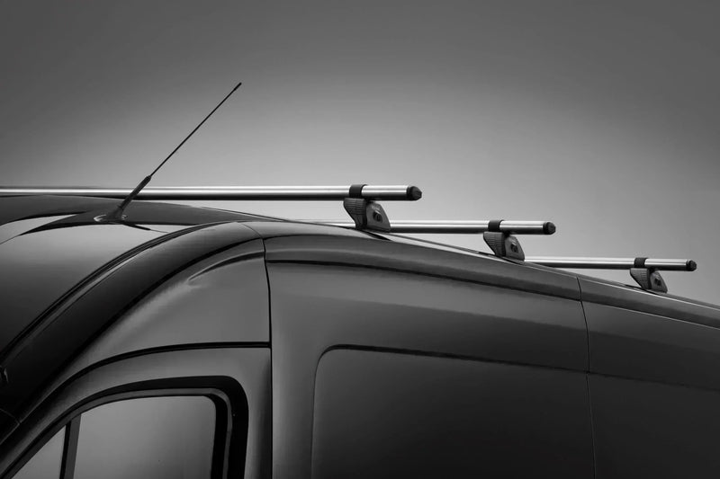 KammBar Fleet 3 Steel Bars, 1.6 m wide - Fixed and T-Track for Volkswagen Crafter 17-On L3H2/L3H3/L4H3/L5H3 Twin