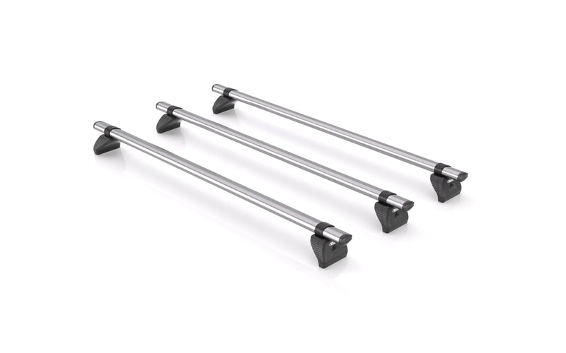 KammBar Fleet 3 Steel Bars, 1.4 m wide for Peugeot Partner 18-On L1H1 Tailgate/Twin