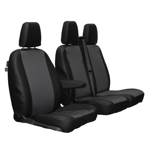 T&C Seat Covers - Luxury - Ford Transit Custom - Single + Double Set