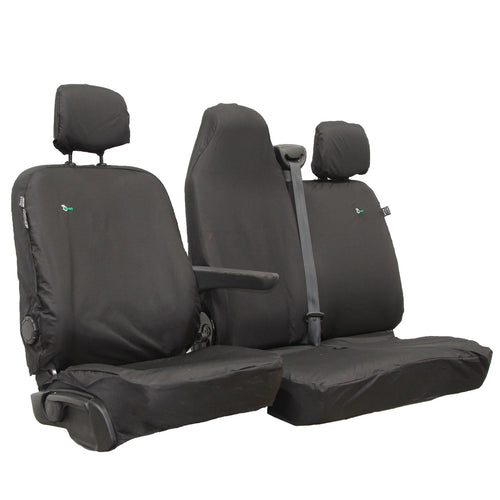 T&C Seat Covers - Vauxhall Movano B (2011 Onwards) Front Set - (Single Double Base)