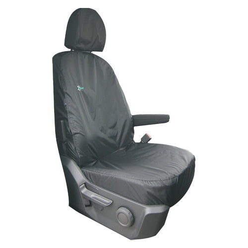 T&C Seat Covers - VW Crafter (2017 Onwards) - Single - Black