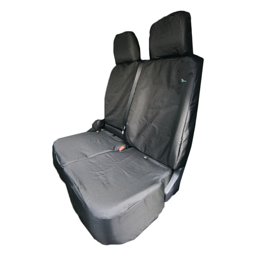 T&C Seat Covers - MAN TGE (2017 Onwards) - Folding Double Passenger - Black