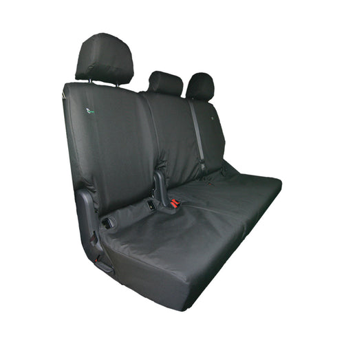 T&C Seat Covers - VW Caddy - Rear Single & Double Passenger Set - Black