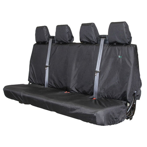 T&C Seat Covers - Ford Transit (2014 Onwards) Tipper Crew - Black