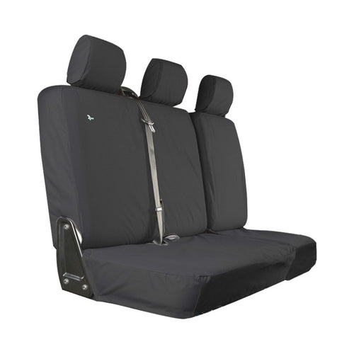 T&C Seat Covers - VW Transporter (T5 And T6) - Folding Rear - Black